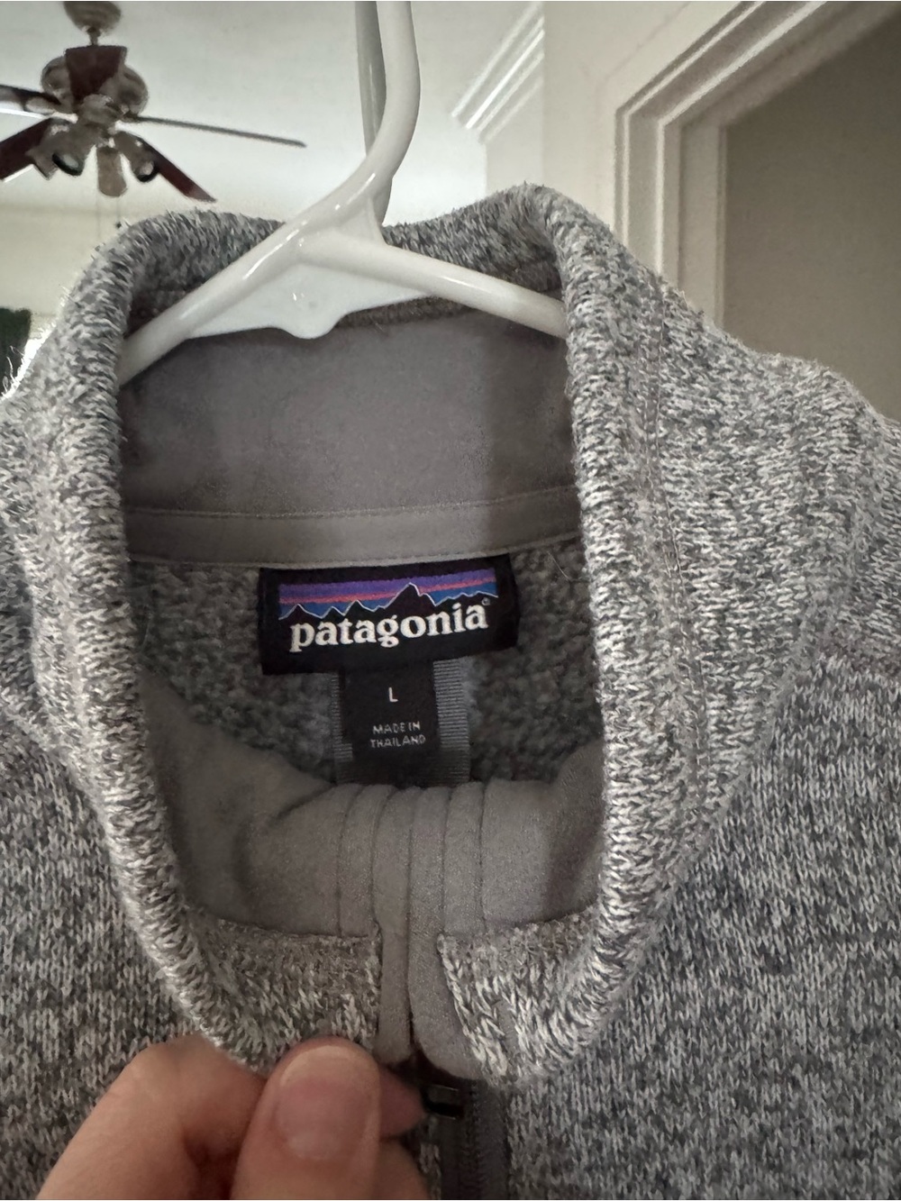 Patagonia Heather Gray Better Sweater Quarter-Zip Pullover Fleece - Picture 4 of 5